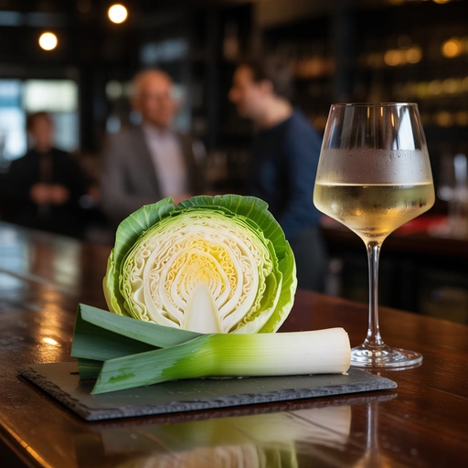 霞多丽卷心菜韭菜